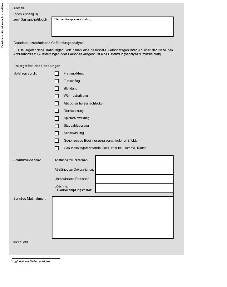 noch Anlage 2 zur BbgVStättV  (Seite 10)