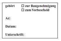 Bespiel: Stempelaufdruck