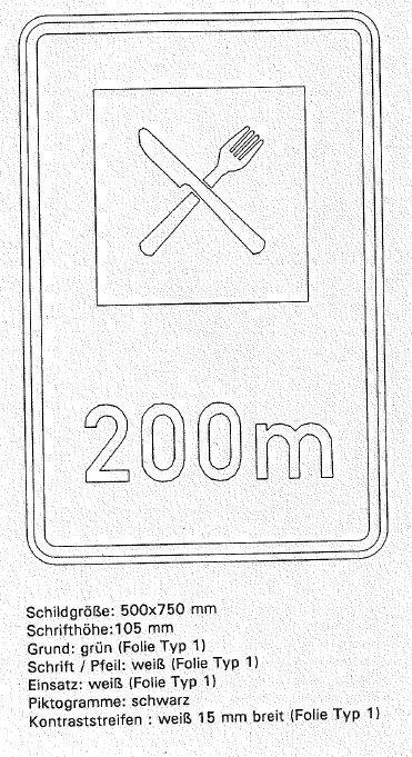 Hinweisschild