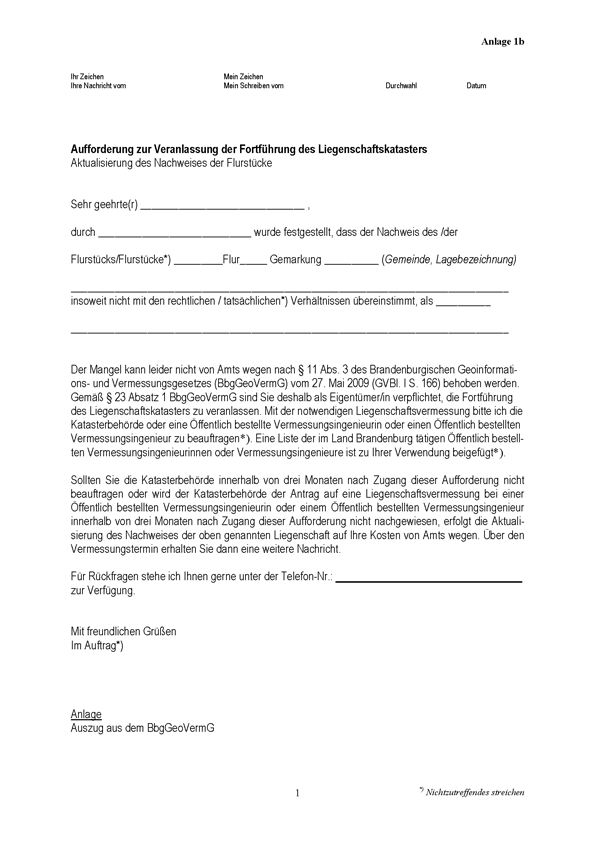 Anlage 1b