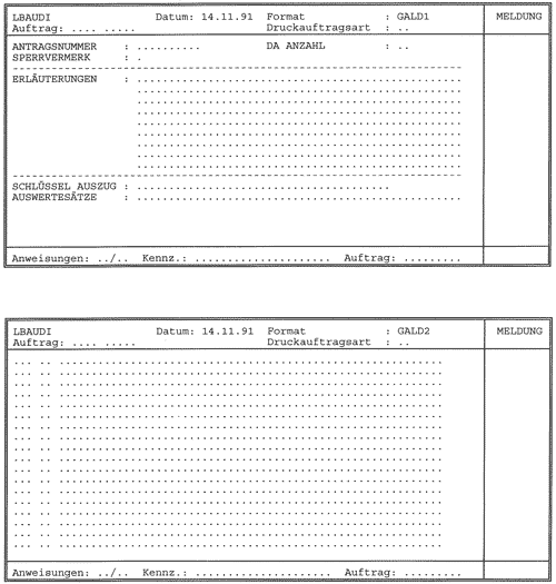Anlage 1, Seite 13 und 14 - Aufbau und Inhalt der Formate
